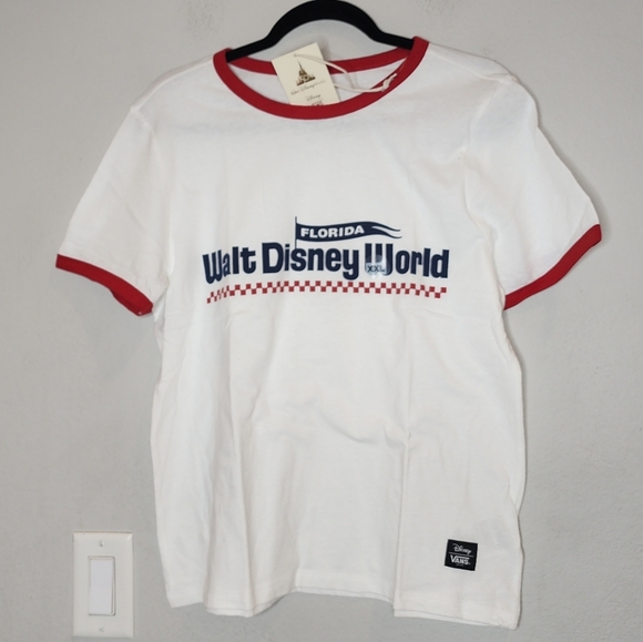 NWT Disney X Vans Collection Walt Disney World Ringer T shirt sz XXL runs small - Picture 1 of 15